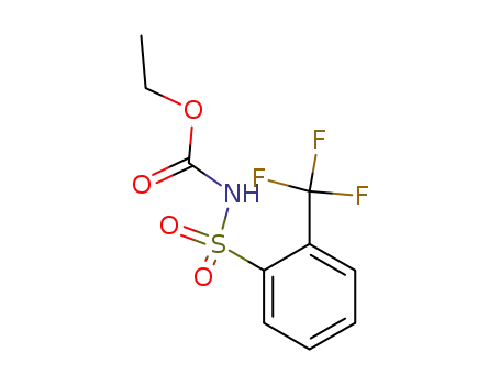 Molecular Structure of 3110-54-1 (ethyl {[2-(trifluoromethyl)phenyl]sulfonyl}carbamate)