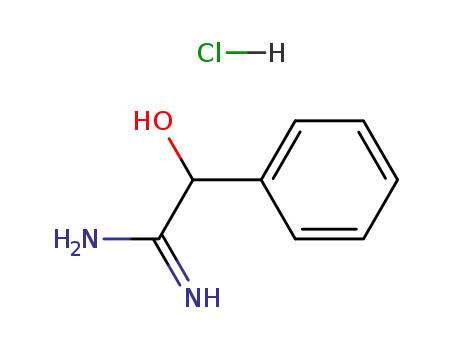 Molecular Structure of 24440-16-2 ((1Z)-2-hydroxy-1-imino-2-phenylethanaminium chloride)