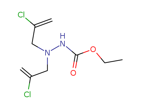 Hydrazinecarboxylicacid, 2,2-bis(2-chloro-2-propen-1-yl)-, ethyl ester cas  24423-58-3