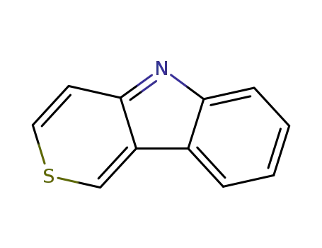 Molecular Structure of 244-75-7 (thiopyrano[4,3-b]indole)