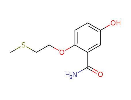 24570-07-8,5-hydroxy-2-[2-(methylsulfanyl)ethoxy]benzamide,