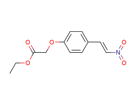 Molecular Structure of 24634-65-9 ([4-(2-NITRO-VINYL)-PHENOXY]-ACETIC ACID ETHYL ESTER)