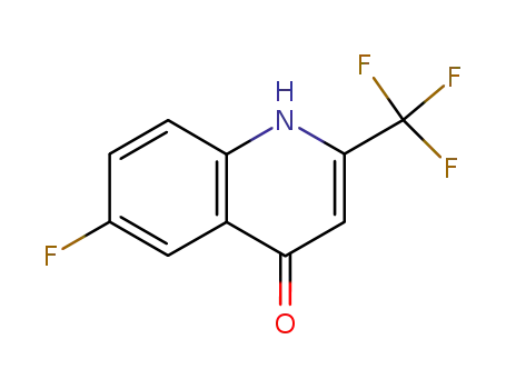 Molecular Structure of 31009-34-4 (6-FLUORO-4-HYDROXY-2-(TRIFLUOROMETHYL)QUINOLINE)