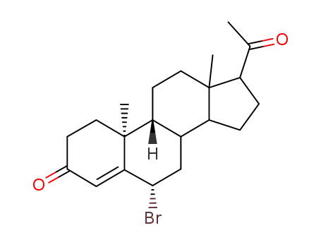 6α-Brom-9β,10α-pregn-4-en-3,20-dion