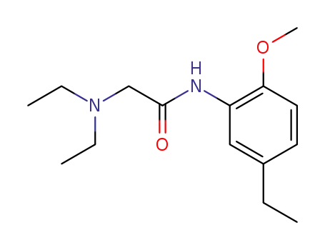 Molecular Structure of 3117-20-2 (N~2~,N~2~-diethyl-N-(5-ethyl-2-methoxyphenyl)glycinamide)