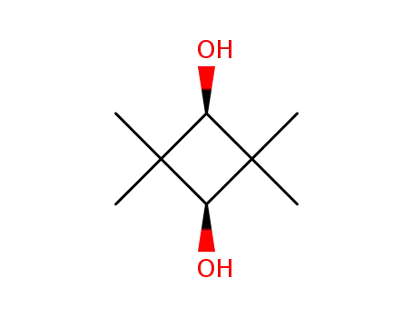 Molecular Structure of 3039-96-1 (1,3-Cyclobutanediol,2,2,4,4-tetramethyl-, cis-)