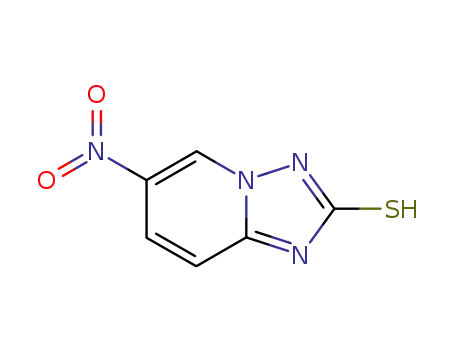 Molecular Structure of 31040-16-1 (6-nitro[1,2,4]triazolo[1,5-a]pyridine-2(3H)-thione)