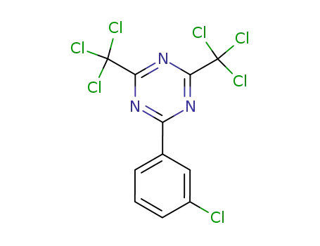 2-(3-Chlorophenyl)-4,6-bis(trichloromethyl)-1,3,5-triazine