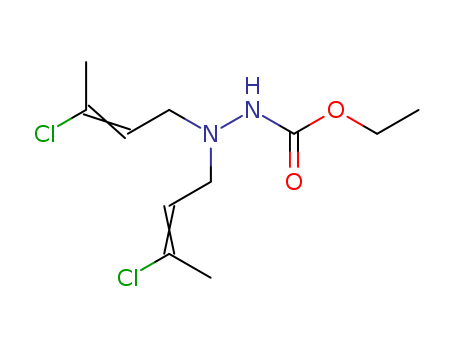 Hydrazinecarboxylicacid, 2,2-bis(3-chloro-2-buten-1-yl)-, ethyl ester cas  24423-60-7