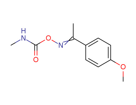 Ethanone,1-(4-methoxyphenyl)-, O-[(methylamino)carbonyl]oxime (9CI) cas  24303-42-2