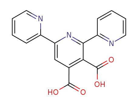 Molecular Structure of 247058-03-3 ([2,2':6',2''-TERPYRIDINE]-3',4'-DICARBOXYLIC ACID)