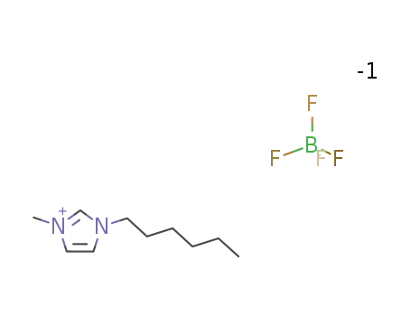 Molecular Structure of 244193-50-8 (1-Hexyl-3-methylimidazolium tetrafluoroborate)