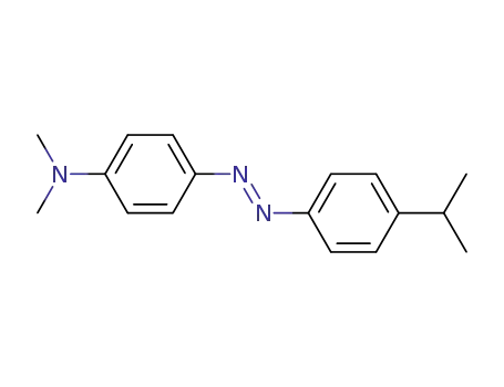 Molecular Structure of 24596-38-1 (4-(p-Cumenylazo)-N,N-dimethylaniline)