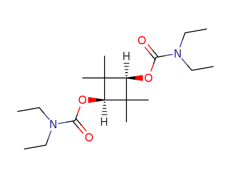 Carbamic acid,diethyl-, 2,2,4,4-tetramethyl-1,3-cyclobutylene ester, cis- (8CI) cas  31062-92-7
