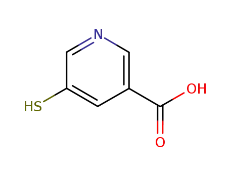 Molecular Structure of 24242-21-5 (5-Mercaptopyridine-3-carboxylic acid)