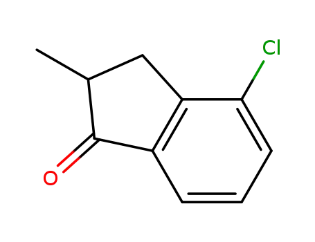 Molecular Structure of 245653-50-3 (4-chloro-2-methyl-1-indanone)