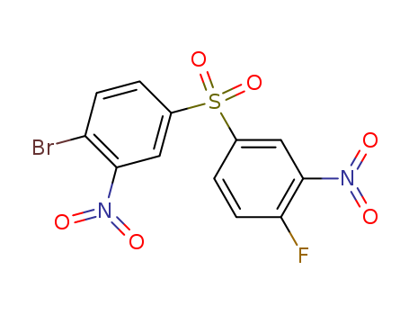Benzene,1-bromo-4-[(4-fluoro-3-nitrophenyl)sulfonyl]-2-nitro- cas  312-28-7