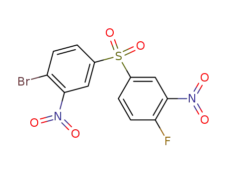 1-bromo-4-[(4-fluoro-3-nitrophenyl)sulfonyl]-2-nitrobenzene
