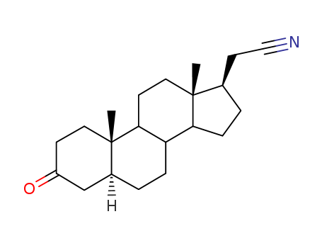 31020-67-4,3-oxopregnane-21-nitrile,5b-Pregnane-21-nitrile, 3-oxo-(8CI); 5b-Pregnane-21-nitrile-3-oxo-; NSC130273