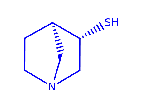 Molecular Structure of 245676-20-4 (1-Azabicyclo[2.2.1]heptane-3-thiol,(1R,3S,4S)-rel-(9CI))
