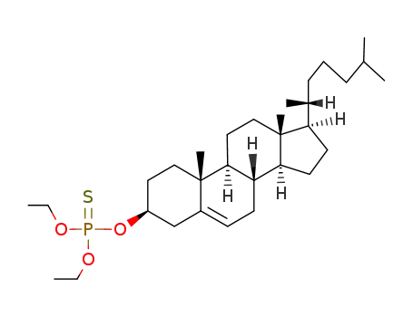 Molecular Structure of 24352-66-7 (O-[(3beta)-cholest-5-en-3-yl] O,O-diethyl phosphorothioate)