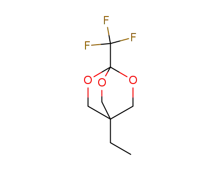 Molecular Structure of 31185-63-4 (4-Ethyl-1-(trifluoromethyl)-2,6,7-trioxabicyclo[2.2.2]octane)