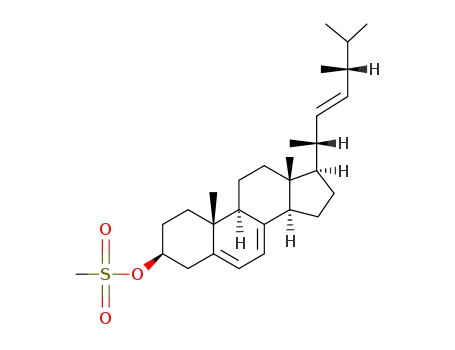 Molecular Structure of 15072-98-7 (methylsulfonylergosterol)