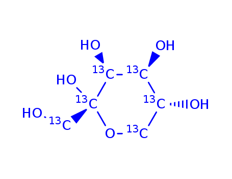D-Fructopyranose-13C6(9CI)
