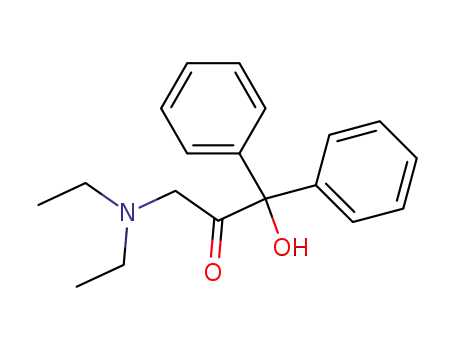 Molecular Structure of 24860-79-5 (3-(Diethylamino)-1-hydroxy-1,1-diphenyl-2-propanone)