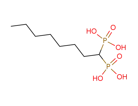 Molecular Structure of 2530-50-9 (octane-1,1-diylbis(phosphonic acid))