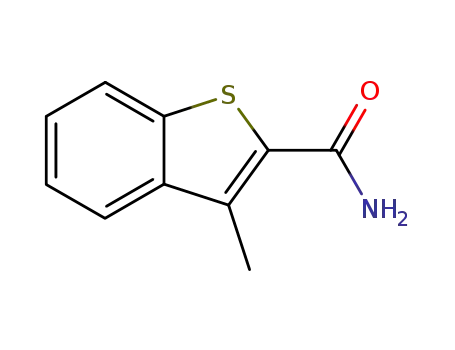 Molecular Structure of 3133-79-7 (Benzo[b]thiophene-2-carboxamide,3-methyl-)