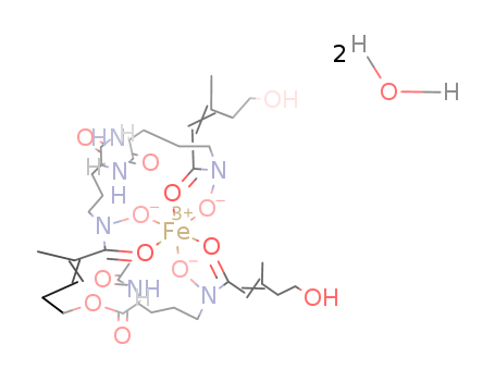 Iron,[(3E)-5-[(hydroxy-kO)[3-[(2S,5S)-5-[3-[(hydroxy-kO)[(2E)-5-hydroxy-3-methyl-1-(oxo-kO)-2-penten-1-yl]amino]propyl]-3,6-dioxo-2-piperazinyl]propyl]amino]-3-methyl-5-(oxo-kO)-3-penten-1-ylN2-acetyl
