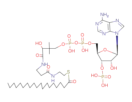 Molecular Structure of 25045-61-8 (NONADECANOYL COENZYME A)