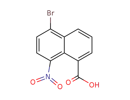 Molecular Structure of 65440-41-7 (5-bromo-8-nitronaphthalene-1-carboxylic acid)