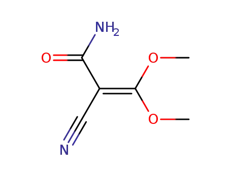 Molecular Structure of 31413-68-0 (2-Propenamide,  2-cyano-3,3-dimethoxy-)