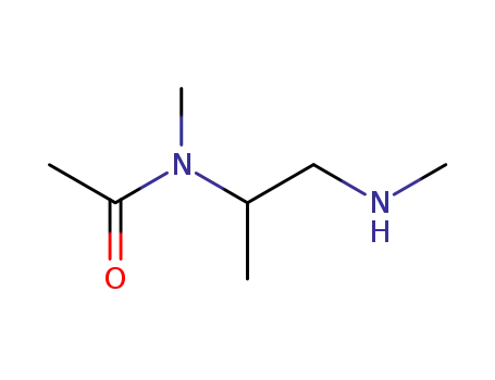 Molecular Structure of 353739-57-8 (Acetamide, N-methyl-N-[1-methyl-2-(methylamino)ethyl]- (9CI))