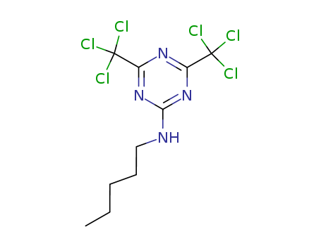 24802-86-6,N-pentyl-4,6-bis(trichloromethyl)-1,3,5-triazin-2-amine,s-Triazine,2-(pentylamino)-4,6-bis(trichloromethyl)- (8CI)