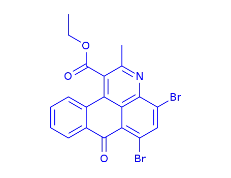 ethyl 4,6-dibromo-2-methyl-7-oxo-7H-naphtho[1,2,3-de]quinoline-1-carboxylate