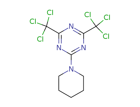 24803-09-6,2-(piperidin-1-yl)-4,6-bis(trichloromethyl)-1,3,5-triazine,s-Triazine,2-piperidino-4,6-bis(trichloromethyl)- (8CI)