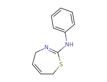 Molecular Structure of 31417-85-3 (N-phenyl-4,7-dihydro-1,3-thiazepin-2-amine)