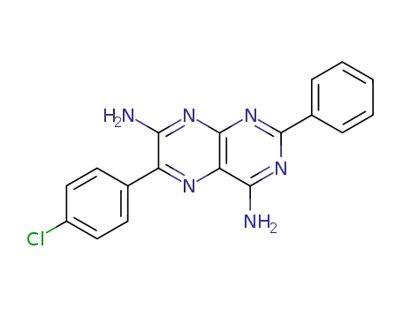 6-(4-chlorophenyl)-2-phenylpteridine-4,7-diamine