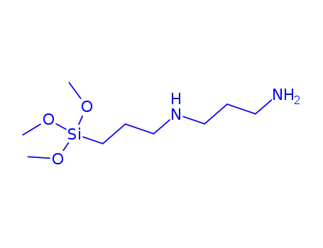 Molecular Structure of 25147-91-5 (N-[3-(trimethoxysilyl)propyl]propane-1,3-diamine)