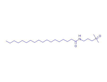 Molecular Structure of 25066-20-0 (N-[3-(dimethylamino)propyl]stearamide N-oxide)