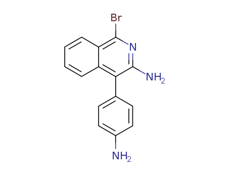 3-Isoquinolinamine,4-(4-aminophenyl)-1-bromo- cas  31309-66-7