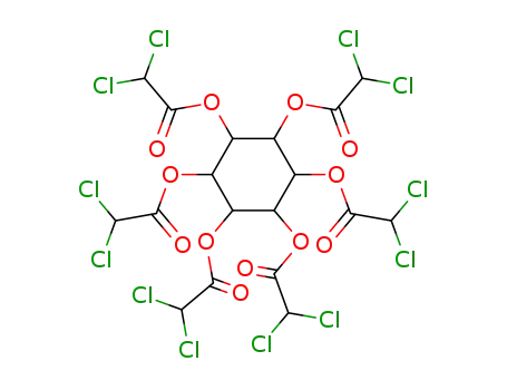 Molecular Structure of 31429-11-5 (cyclohexane-1,2,3,4,5,6-hexayl hexakis(dichloroacetate))