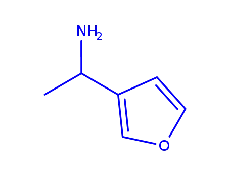 Molecular Structure of 252372-09-1 (1-FURAN-3-YL-ETHYLAMINE)