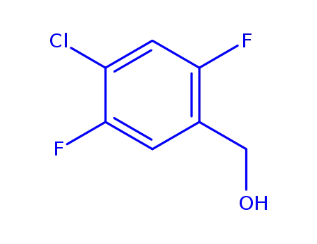 Molecular Structure of 252004-49-2 ((4-chloro-2,5-difluorophenyl)methanol)