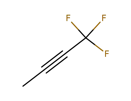 Molecular Structure of 406-41-7 (1,1,1-TRIFLUORO-2-BUTYNE)