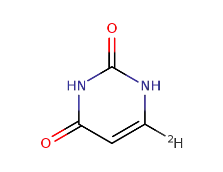 Molecular Structure of 24897-51-6 (URACIL-6-D1)