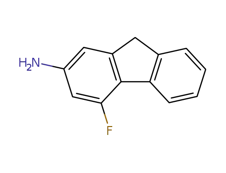 Molecular Structure of 315-04-8 (4-fluoro-9H-fluoren-2-amine)